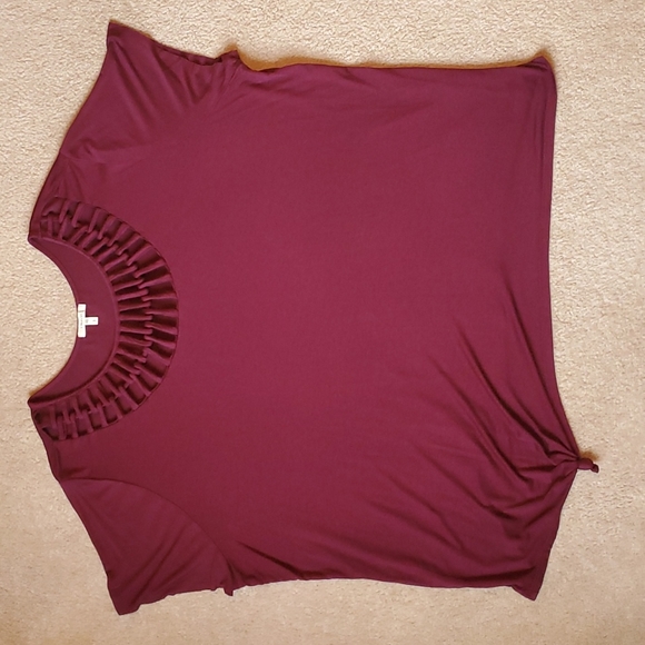 Maurices plum colored blouse size 3X - Picture 6 of 11
